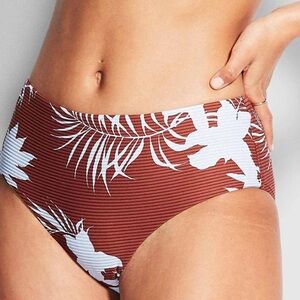 Seafolly Wild Tropics Wide Side Bikini Bottoms | Swim Bottoms | Amber | NWOT